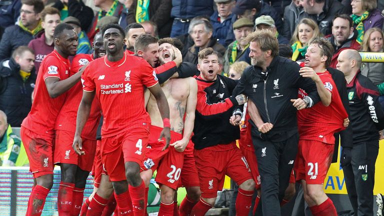 Klopp lost his glasses in the celebration melee