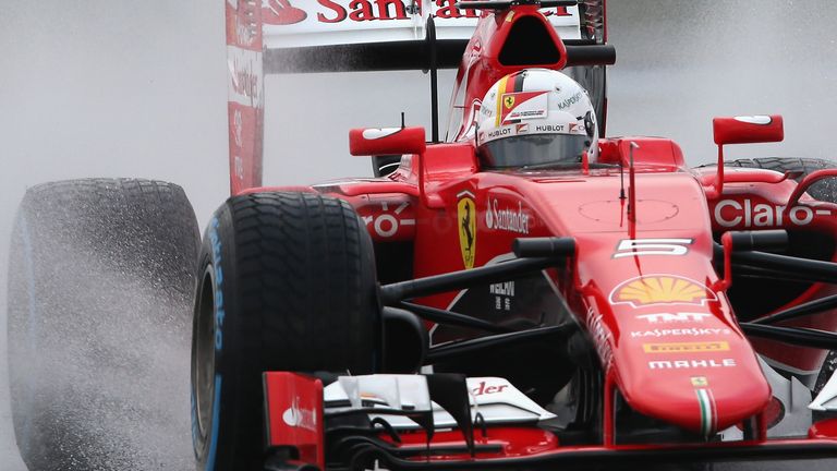 Sebastian Vettel was back in testing action at Paul Ricard