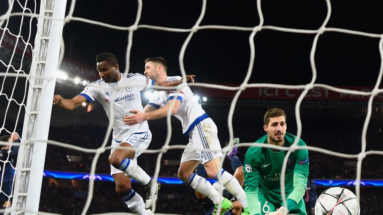 It has been reported tear gas was used after John Obi Mikel scored but police deny that was the case