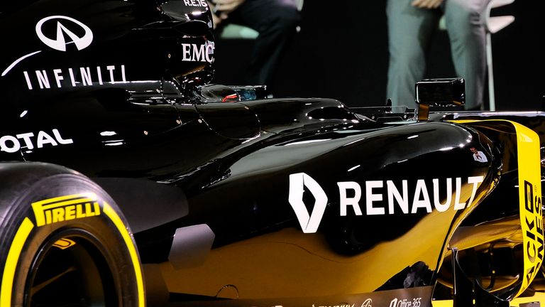 Renault unveiled a predominantly black livery at the RS16's launch