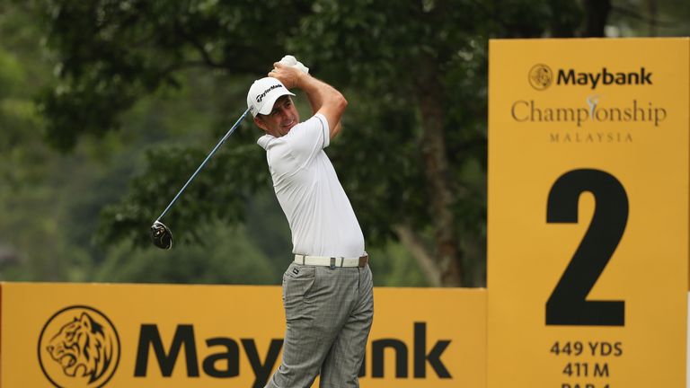 Richard Bland emerged as Holman's closest challenger on Friday in Malaysia