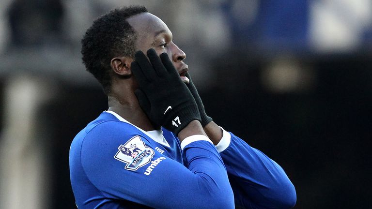 Everton striker Romelu Lukaku has equalled his best every Premier League goal tally with 17
