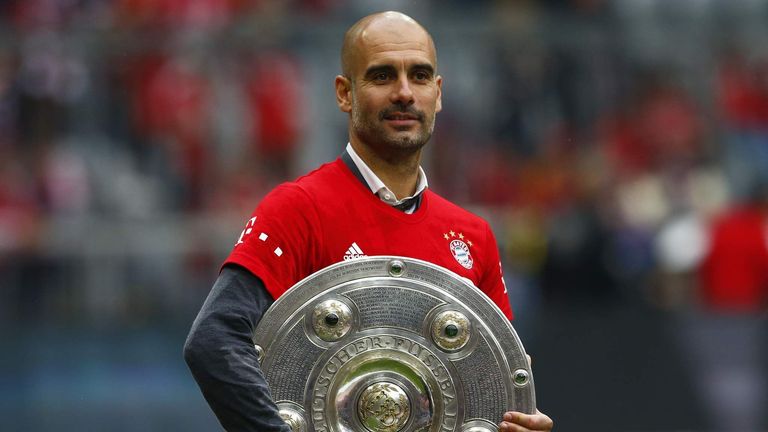 It was announced on Monday that Guardiola would take over from Manuel Pellegrini in the summer