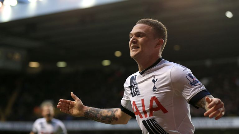 Kieran Trippier is enjoying the rivalry with Kyle Walker at Tottenham and now for England 