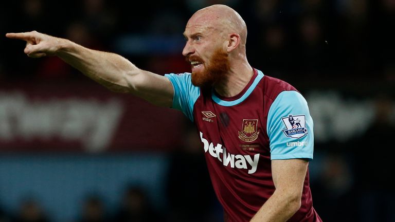 James Collins has been ruled out with injury