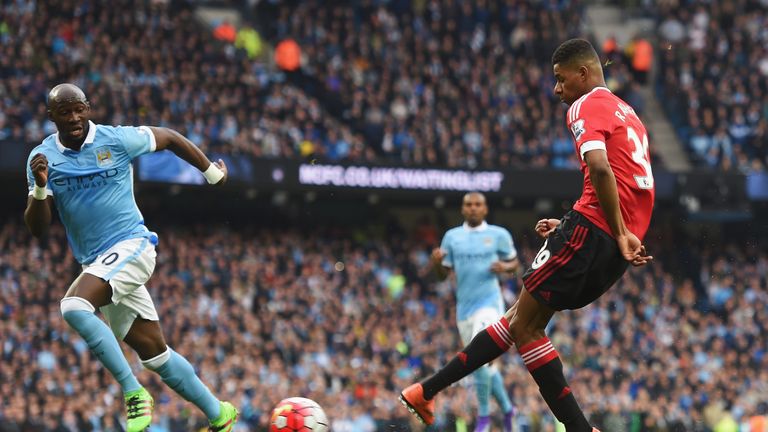 Marcus Rashford's winner for Manchester United effectively ended City's hopes of winning the Premier League