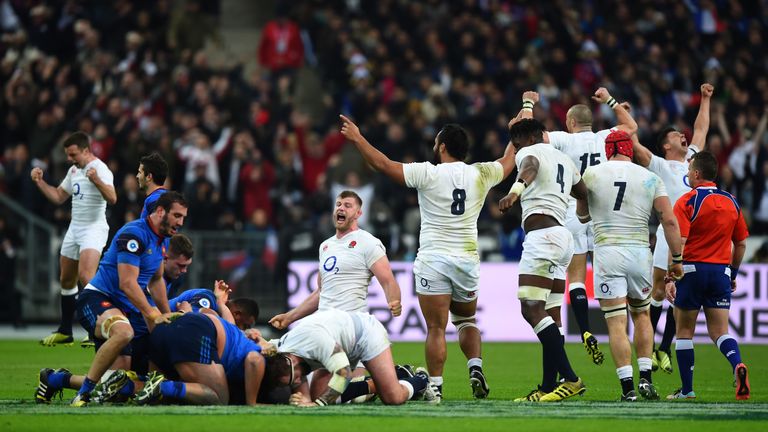 England achieved their 2016 Grand Slam in Paris