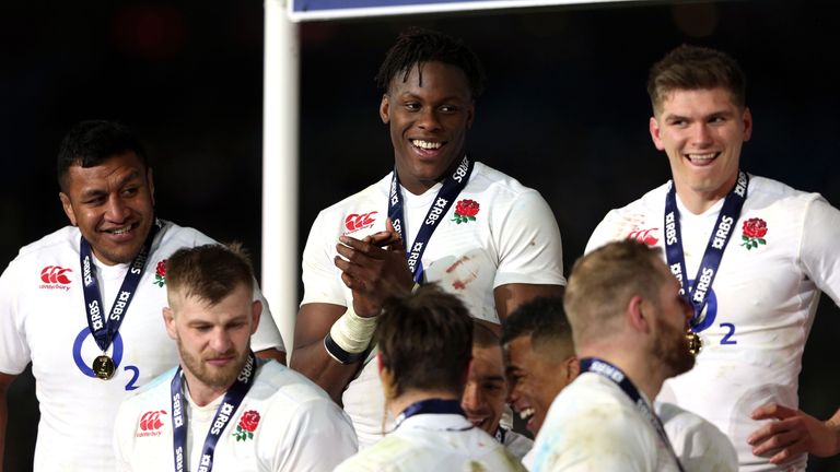 Pivotal players such as Maro Itoje and Owen Farrell (back middle and right) are not involved
