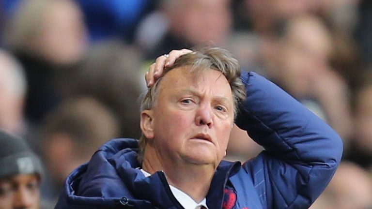 Louis Van Gaal's side were comprehensively beaten by Tottenham on Sunday