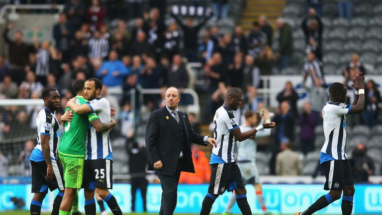 Rafa Benitez enjoy his first win as Newcastle manager on Saturday