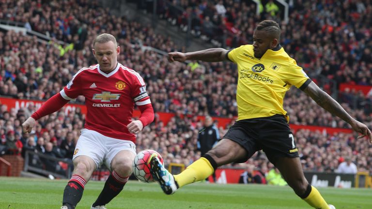 Wayne Rooney made his first start in over two months following injury