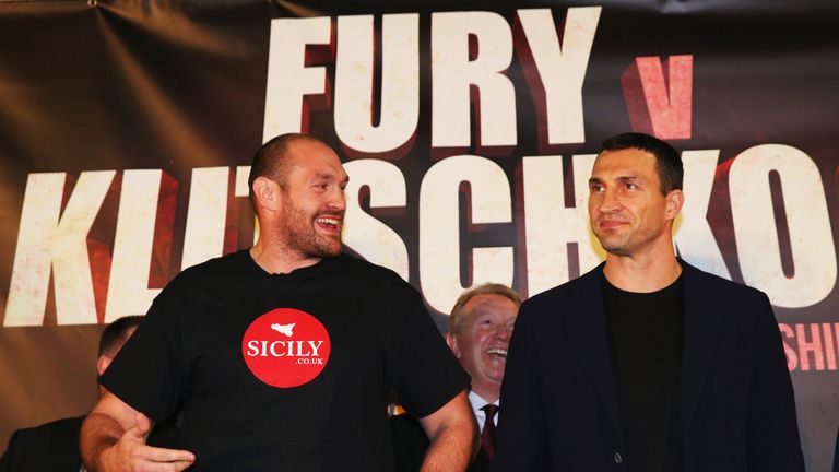 Fury and Wladimir Klitschko will lock horns again in July