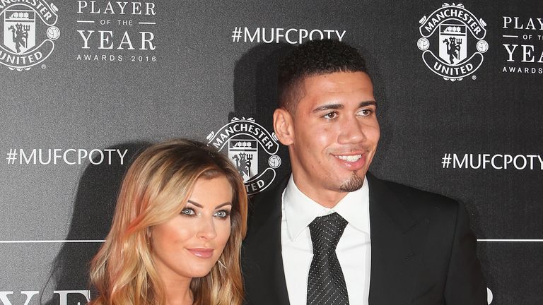 Chris Smalling won the Manchester United Players' Player of the Year award