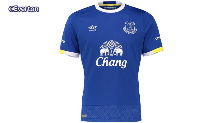 Everton's new shirt takes inspiration from Goodison Park (image c/o Everton)