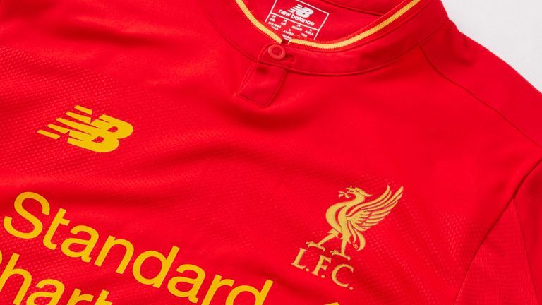 gold liverpool shirt