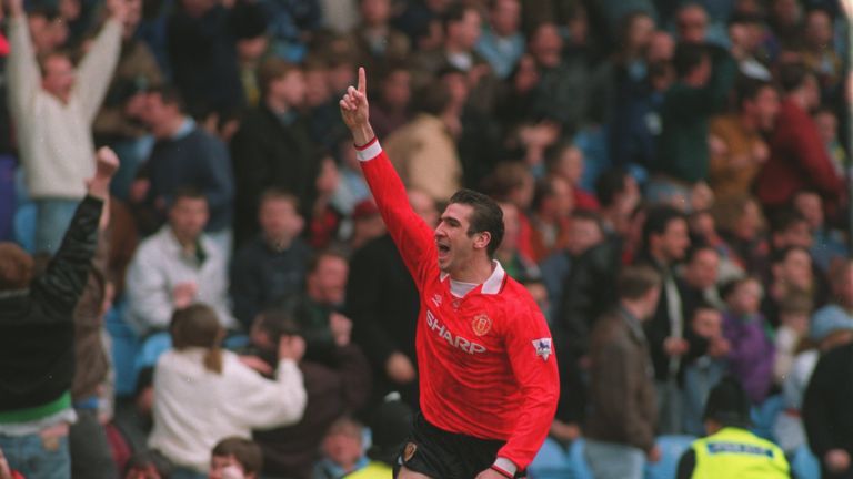 Cantona scored 82 goals in 185 appearances for Old Trafford 
