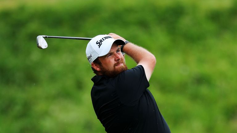 Shane Lowry is Day's closest challenger after he posted an excellent 68