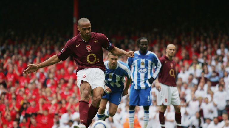 Arsenal's all-time record goalscorer Thierry Henry scored the final goal at Highbury