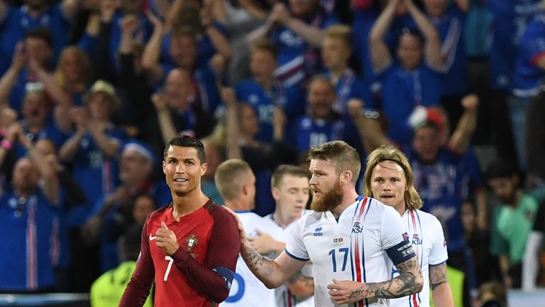 Cristiano Ronaldo was enraged after Iceland held Portugal to a 1-1 draw