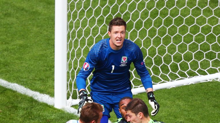 England's claims for a penalty for handball by Ben Davies were waved away