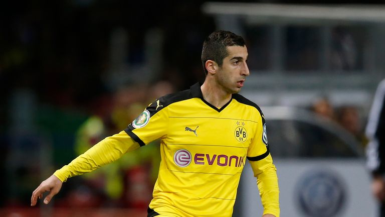 Mkhitaryan scored 23 league goals in three years with Borussia Dortmund