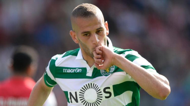 Sporting have rejected a bid from Leicester for Algeria forward Islam Slimani