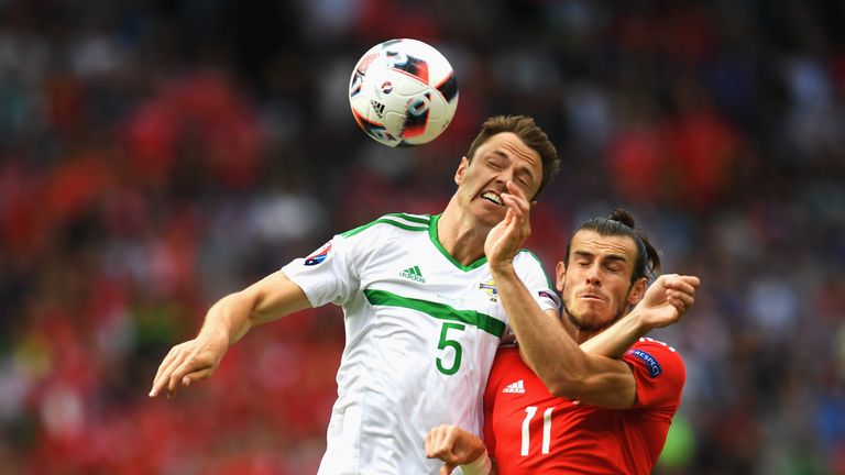 Gareth Bale was frustrated in the first half by a dogged Northern Ireland defence