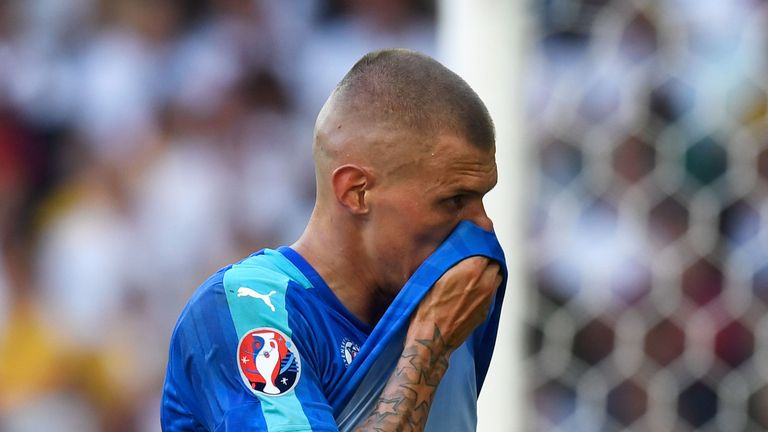 Martin Skrtel captained Slovakia at Euro 2016