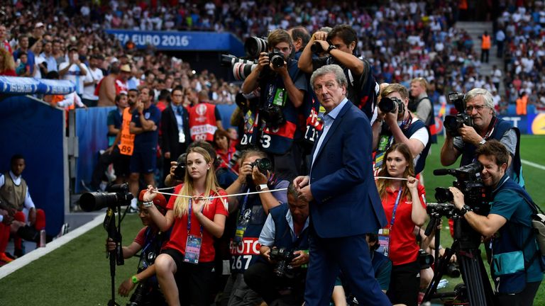 Roy Hodgson handed in his resignation shortly after the final whistle in Nice