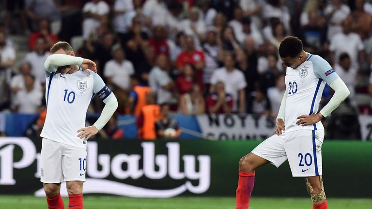 England suffered a shock defeat to Iceland in Nice on Monday 
