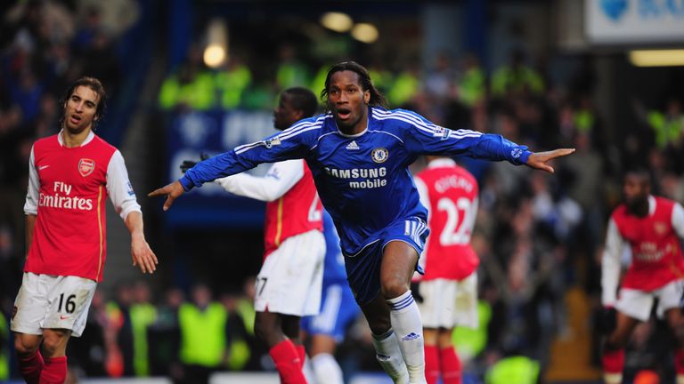 Didier Drogba scored 15 goals against Arsenal during his time at Chelsea