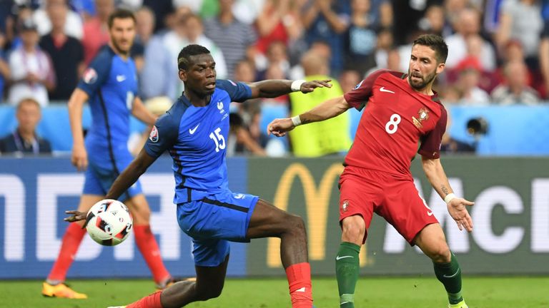 Pogba's France lost 1-0 to Portugal after extra-time in the Euro 2016 final