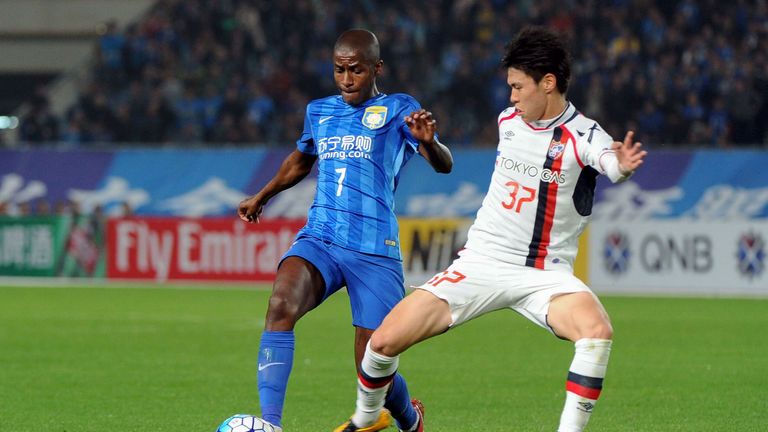 Former Chelsea midfielder Ramires has played for Jiangsu Suning