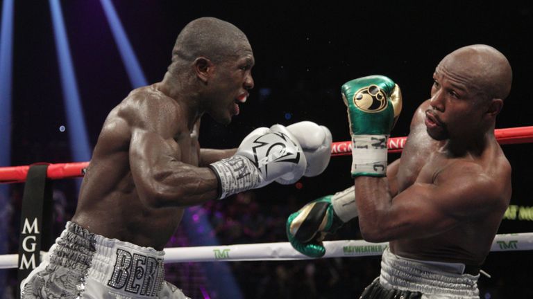 Mayweather took a lengthy break from boxing after registering his 49th win against Berto