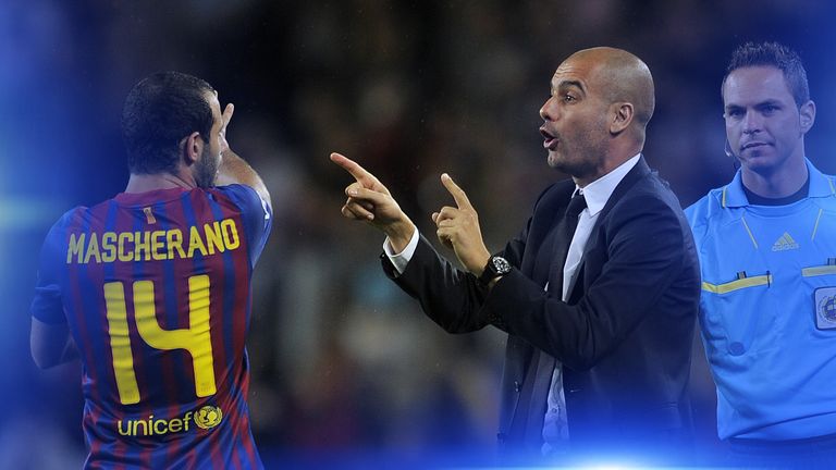 Javier Mascherano was converted into a centre-back by Guardiola at City