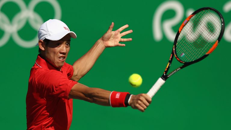 Nishikori won bronze at this summer