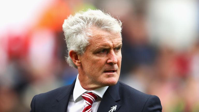 Stoke boss Mark Hughes