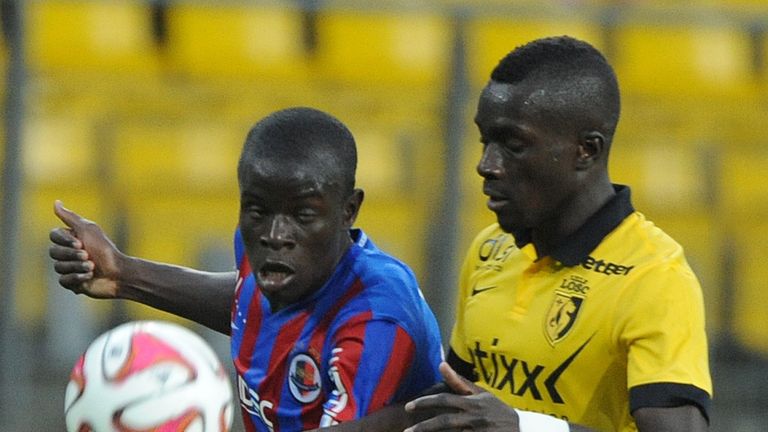 Kante and Gueye faced each other in France for Caen and Lille respectively