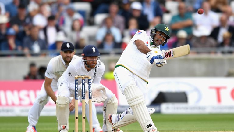 Sami Aslam, 20, is playing in just his third Test match