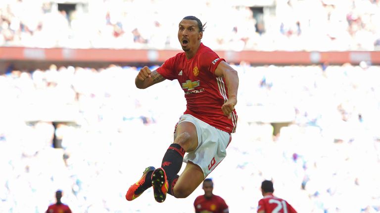 Zlatan Ibrahimovic made a stunning start to his United career with the winner in the Community Shield