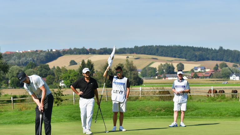 Levy played alongside Ross Fisher during the final round