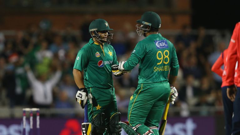 Sharjeel Khan (right) and Khalid Latif have already been provisionally suspended 