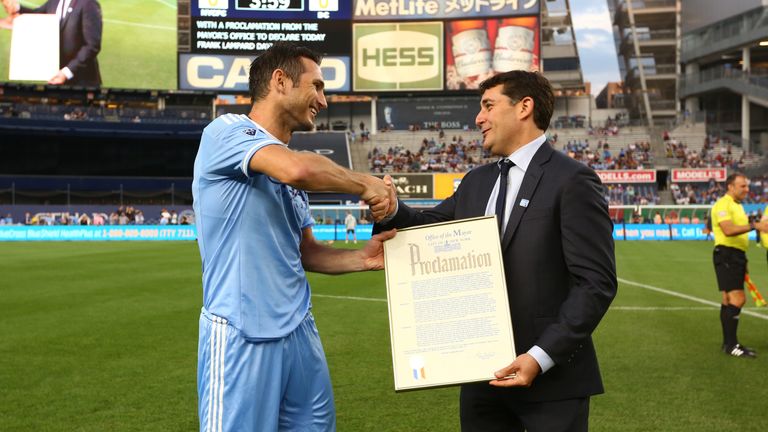 Lampard scored his 300th career goal while playing for New York City