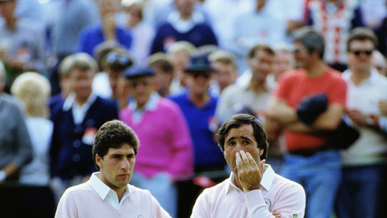 Seve Ballesteros formed a formidable partnership with Jose Maria Olazabal