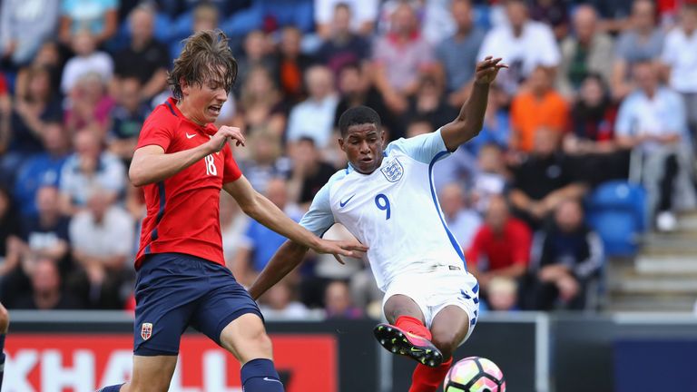 Marcus Rashford has now scored on his England senior and Under-21 debut