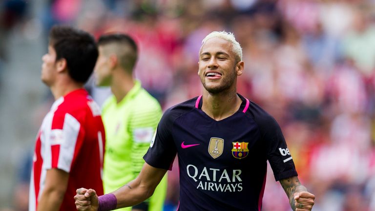 Neymar has netted 14 times in 35 appearances for Barca this season