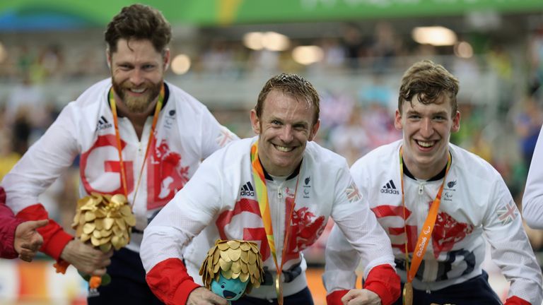 Louis Rolfe, Jon-Allan Butterworth and Jody Cundy