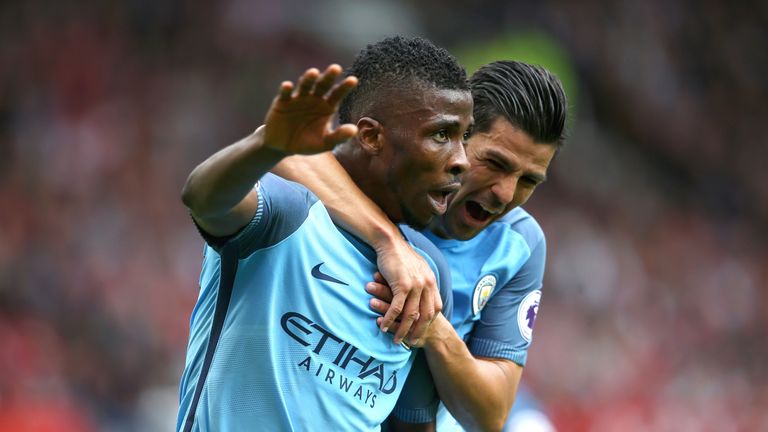 Kelechi Iheanacho has scored three goals for Manchester City so far this term