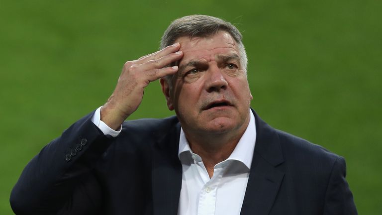 Sam Allardyce was England boss for the World Cup qualifying win over Slovakia