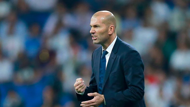 Real Madrid boss Zinedine Zidane bemoaned his side's first-half performance